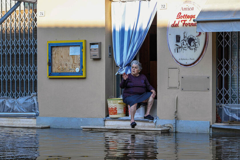 L 'alluvione in Emilia Romagna - RIPRODUZIONE RISERVATA